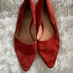 Madewell Orange Flats